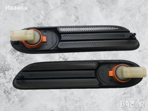 Цена - 9€. Комплект странични мигачи с декоративна решетка за калник, за Mini Cooper - R50, R52, R53, снимка 6 - Части - 53762621