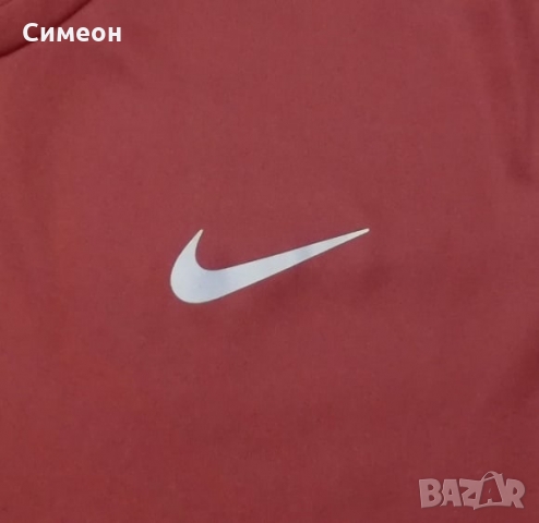 Nike DRI-FIT Miler Top оригинална блуза S Найк спорт фланелка фитнес, снимка 4 - Спортни екипи - 36072550