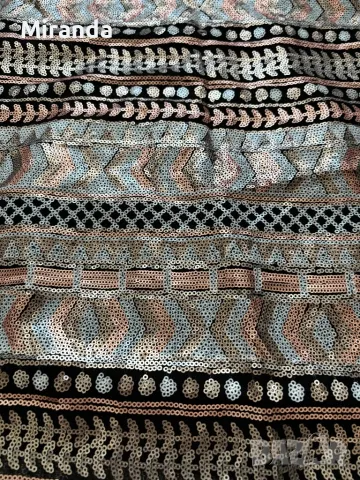 Vero Moda пола с пайети, снимка 3 - Поли - 47426917