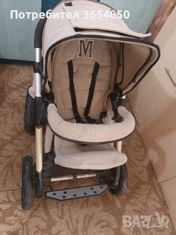 Бебешка количка висок клас управление на завиване, снимка 4 - Детски колички - 53449906