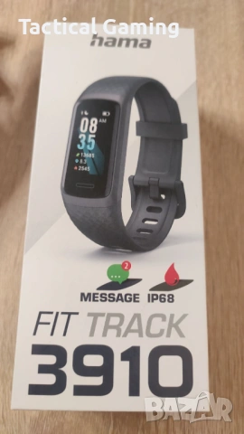 Фитнес гривна Hama "Fit Track 3910", Черенa, снимка 6 - Смарт гривни - 53599428