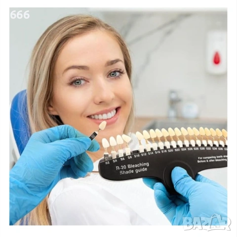 Професионална палитра от 3D дентални нюанси за избелване на зъби, снимка 8 - Други - 53503547