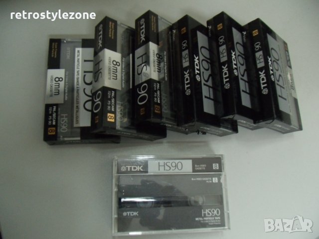 № 5525  видеокасети TDK HS90 8 mm  - 7 броя  - неизползвани , снимка 4 - Други ценни предмети - 33833861