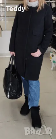 Стилно класическо палто LIEBESKIND Berlin, 100 процента вълна