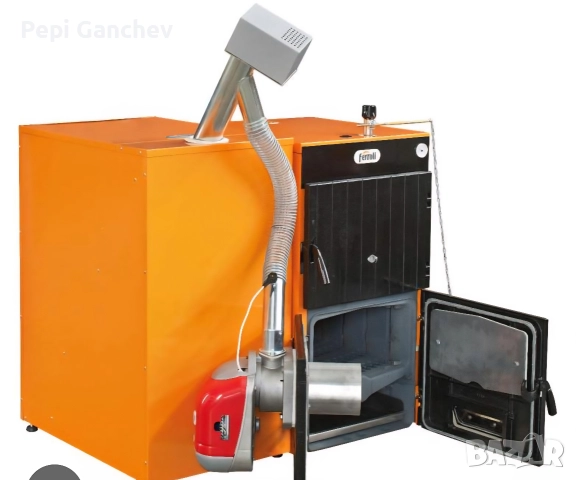комбиниран котел на полети и твърдо гориво Ferroli