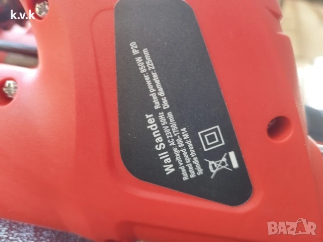 шлайф машина за стени и тавани., снимка 6 - Други инструменти - 51177083