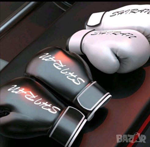 Нови! Кожени Боксови ръкавици за спаринг и Kikckbox , снимка 6 - Бокс - 44414556