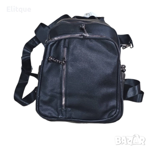 Дамска черна раница , снимка 3 - Раници - 52905822