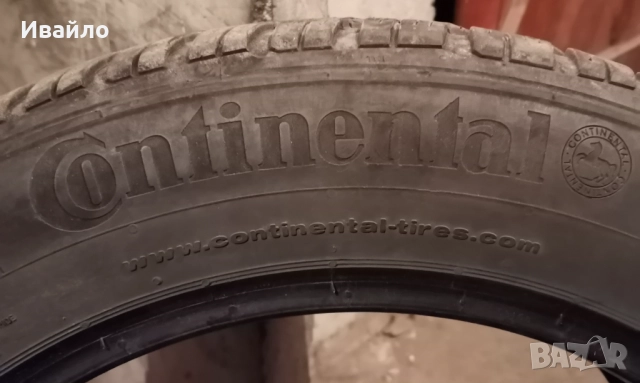 Продавам 4 броя Зимни гуми 205.55.16 на 1 сезон дот 2019 Контентал , снимка 4 - Гуми и джанти - 52787281