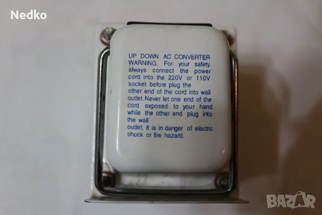 Трансформатор  110 на 220V, снимка 3 - Друга електроника - 48337777