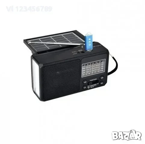 FM Bluetooth радио със соларно зареждане, снимка 2 - Радиокасетофони, транзистори - 50766216