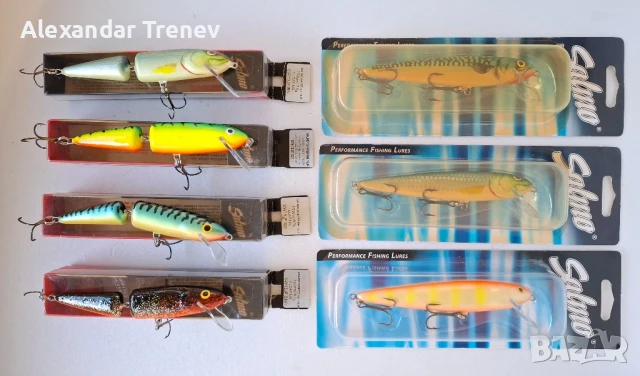 Воблери Salmo Whitefish-от старите, снимка 2 - Такъми - 51276138