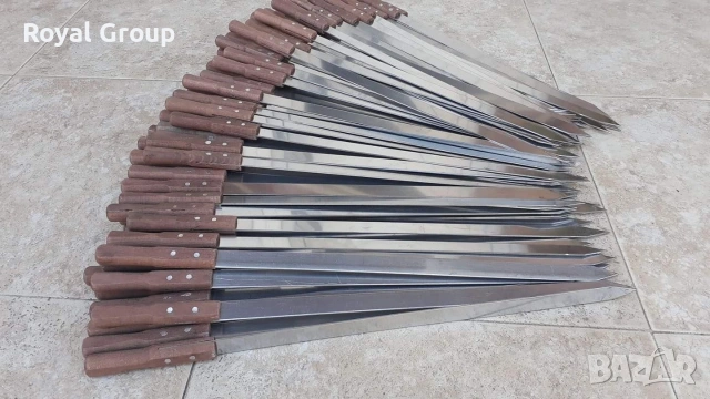 Плоски неръждаеми шишове за Адана кебап, снимка 10 - Други стоки за дома - 53403052