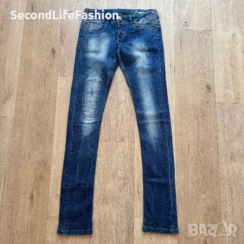 Desigual дамски слим тесни дънки размер 28