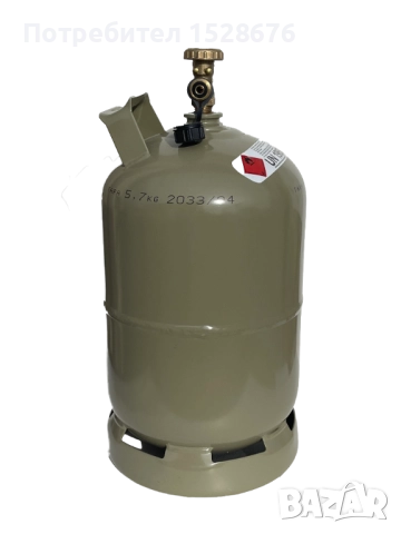Туристическа Газова Бутилка с ъглов кран за Караван, снимка 2 - Други стоки за дома - 51684128