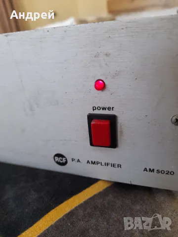 Стар усилвател RCF AM 5020, снимка 8 - Антикварни и старинни предмети - 50127719