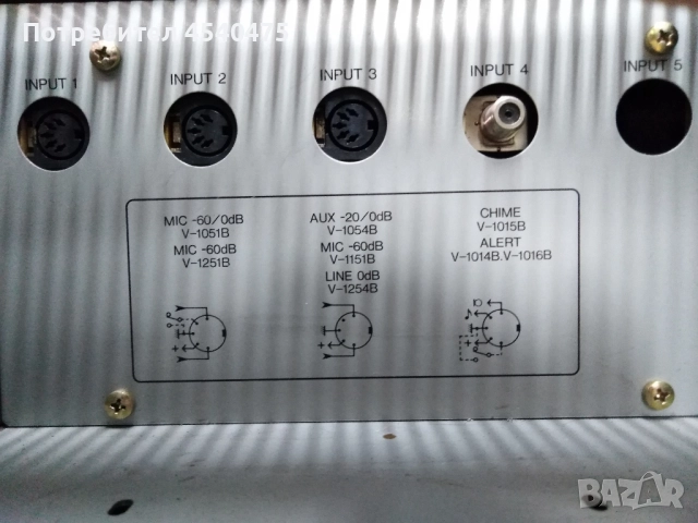 ТОА усилвател vm-1120в, снимка 5 - Ресийвъри, усилватели, смесителни пултове - 51605344