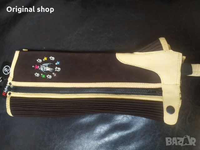  Детски Чапси за езда изкуствена дишаща кожа, снимка 2 - Други спортове - 35842868