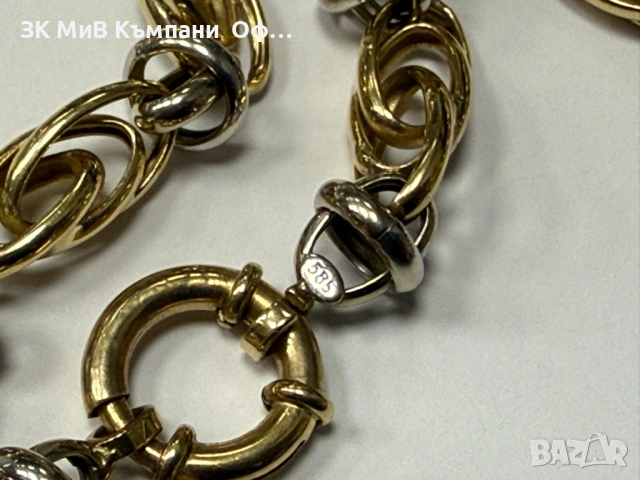 Златен синджир / ланец - 26.43 грама - 14к , снимка 2 - Колиета, медальони, синджири - 53728163