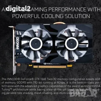 Видеокарта Inno3D GeForce GTX 1660 SUPER TWIN X2 OC RGB нови 24м гаранция, снимка 4 - Видеокарти - 49706405