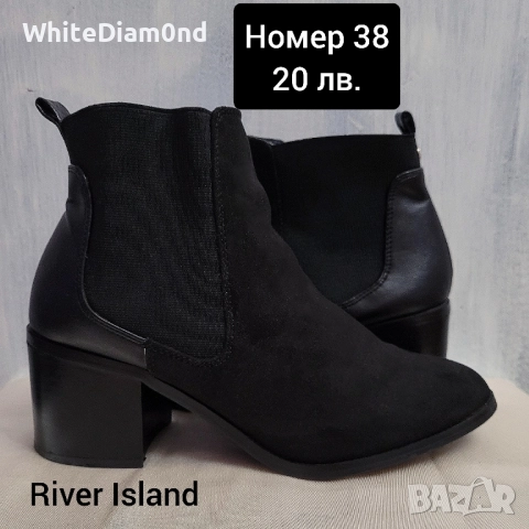 Дамски стилни боти и ботуши на ток номер 38 , снимка 7 - Дамски боти - 52070401