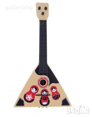 Детска Балалайка играчка с "Матрьошка", снимка 1 - Музикални играчки - 40809922