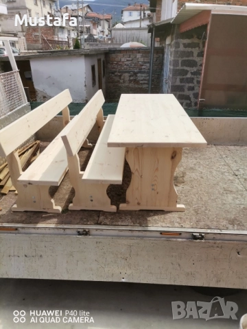 маси и пейки , снимка 3 - Градински мебели, декорация  - 52202308
