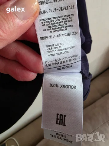 Diesel нова блузка за 16г., снимка 4 - Детски Блузи и туники - 56214506