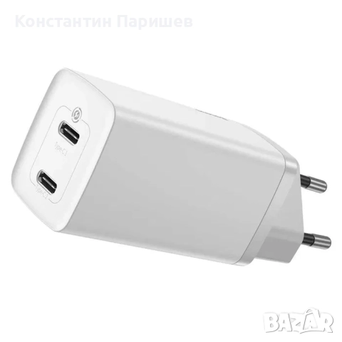 Захранване за бързо зареждане Baseus GaN 2 Lite Charger 65W, снимка 2 - Резервни части за телефони - 52164896