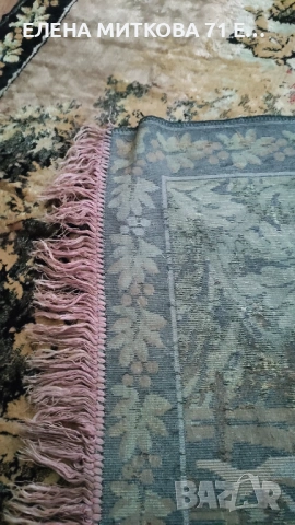 Голям плюшен ковьор за стена/килим 190 х 120 см, снимка 10 - Антикварни и старинни предмети - 52035048