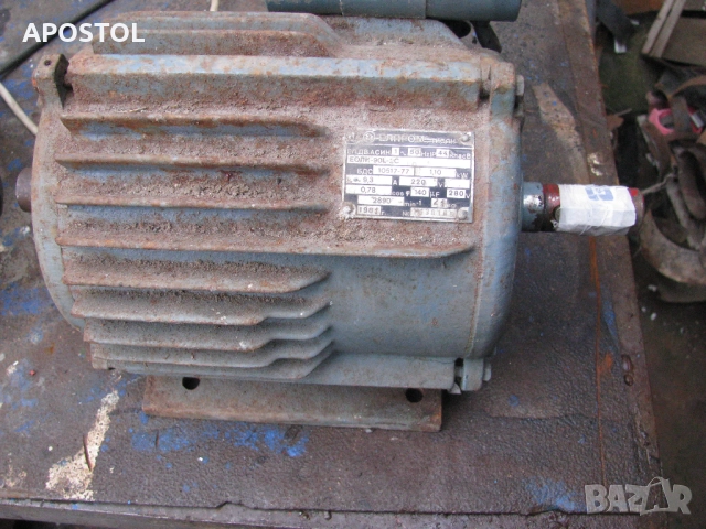Монофазен Електромотор 1.1кв, снимка 3 - Електродвигатели - 52380861