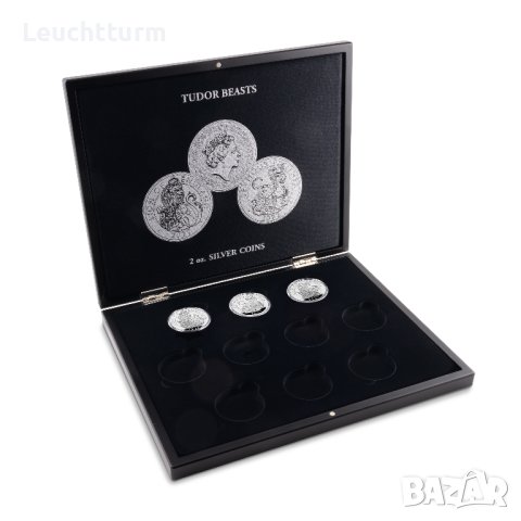 луксозна кутия за 10 броя монети Зверовете на Тудорите 2 oz  Tudor Beasts 2 oz 