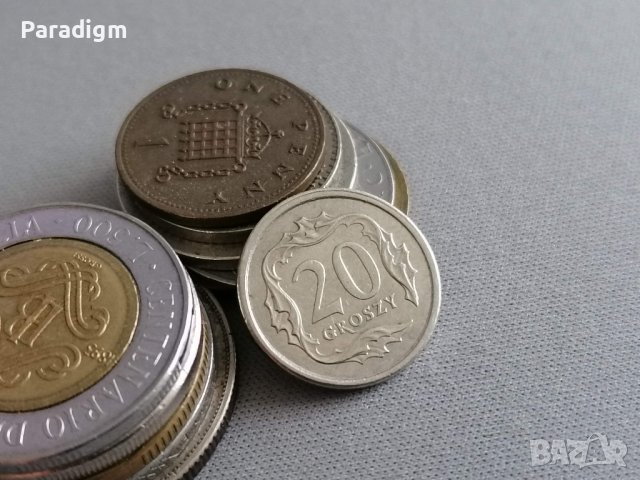Монета - Полша - 20 гроша | 2007г.