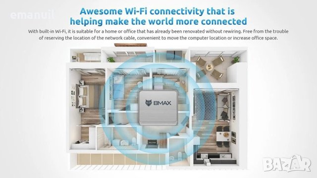 BMAX B3 B6 B7 Mini PC Intel i3 i5 i7 2.9-5GHz 16GB DDR4 512-1TGB SSD, снимка 9 - Геймърски - 41325188