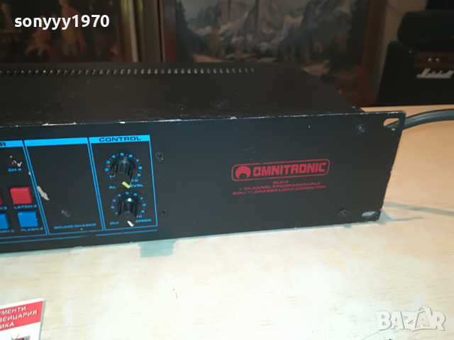 OMNITRONIC DISCO LIGHT-GERMANY 2003221759, снимка 3 - Ресийвъри, усилватели, смесителни пултове - 36171451