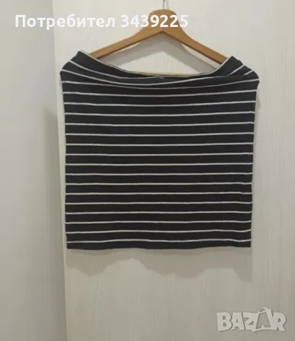 Черна пола с бяло, снимка 1