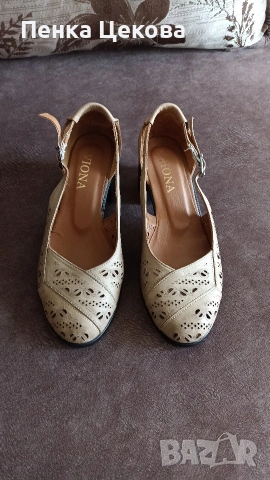 Нови обувки/сандали 38 номер , снимка 2 - Дамски обувки на ток - 53820876