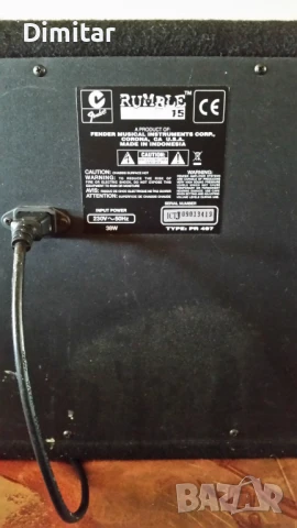 Усилвател fender rumble 15 38w, снимка 2 - Други - 49817981