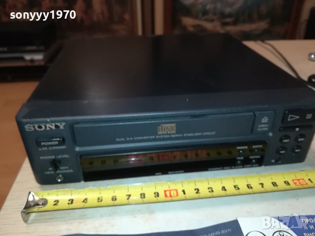 SONY CDP-S41 MADE IN JAPAN-ВНОС GERMANY LN2208231048, снимка 2 - Ресийвъри, усилватели, смесителни пултове - 41929529