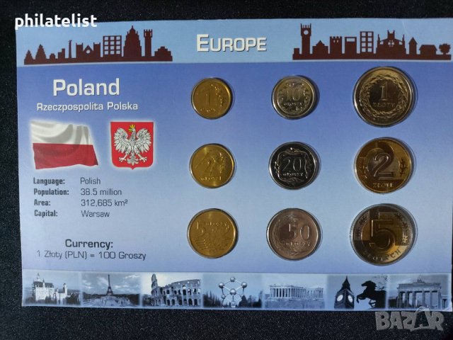 Комплектен сет - Полша 1994-2007 , 9 монети, снимка 1 - Нумизматика и бонистика - 44536111