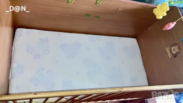 Детско легло люлка 2 в 1 + матрак, снимка 3 - Бебешки легла и матраци - 56091670