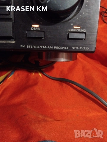 sony str av 220, снимка 4 - Ресийвъри, усилватели, смесителни пултове - 53633910
