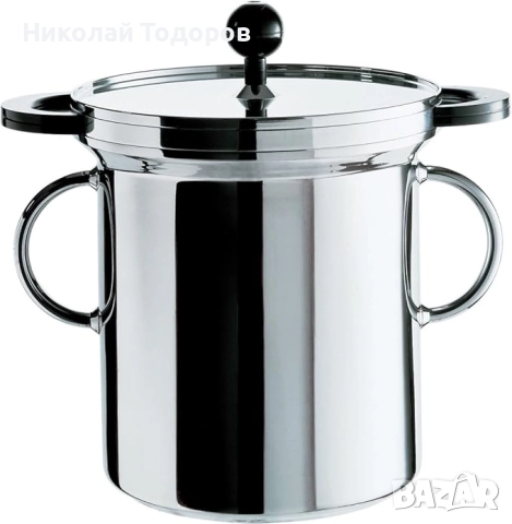 Alessi - дизайнерски комплект (тенджера) за приготвяне на паста