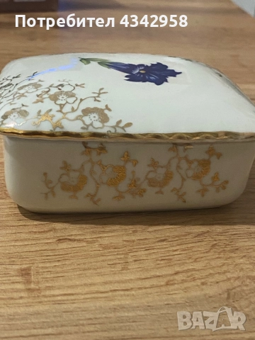 HNR ARZBERG.1925-1939г. Порцеланова кутия за бижута., снимка 3 - Антикварни и старинни предмети - 52216561