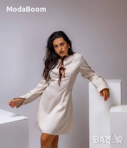 Стилна дамска рокля, снимка 2 - Рокли - 48066746