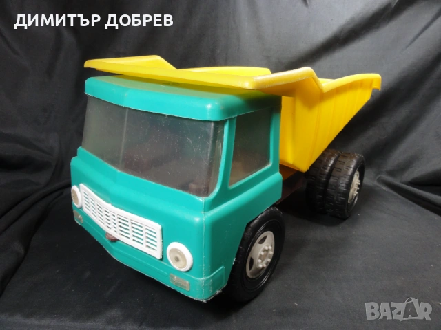 СТАРА РЕТРО СОЦ НРБ ПЛАСТМАСОВА ИГРАЧКА КАМИОН САМОСВАЛ КДН ЛЮЛИН