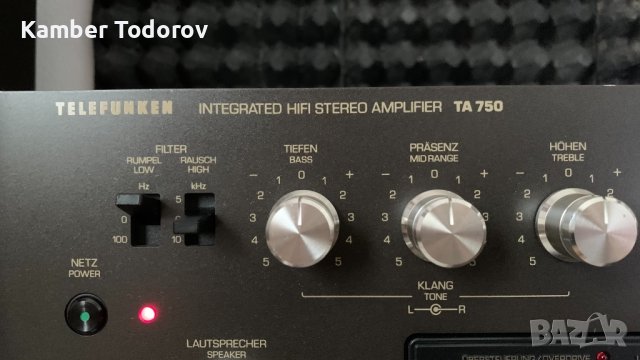 Telefunken ta 750, снимка 2 - Ресийвъри, усилватели, смесителни пултове - 41587825