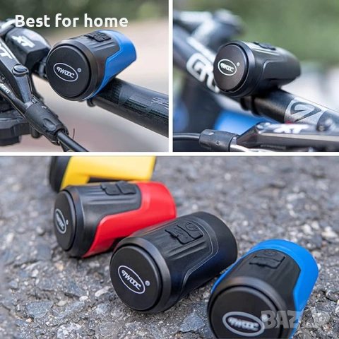 Електрически звънец за велосипед, 125dB алармена система против кражба, снимка 4 - Аксесоари за велосипеди - 53709180