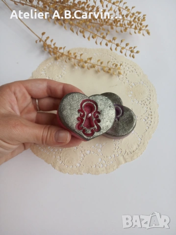 Ароматни чаени свещички сърце с ключалка, уникален модел в комплект от 10 бр., снимка 5 - Декорация за дома - 53604064