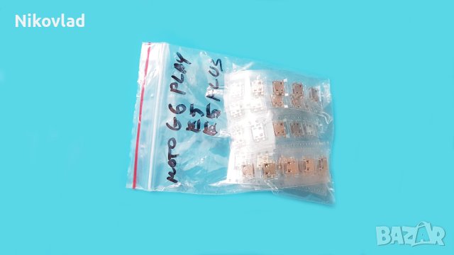 Букса (конектор) Motorola Moto E5, E5 Plus, G6 Play, снимка 5 - Резервни части за телефони - 41663307